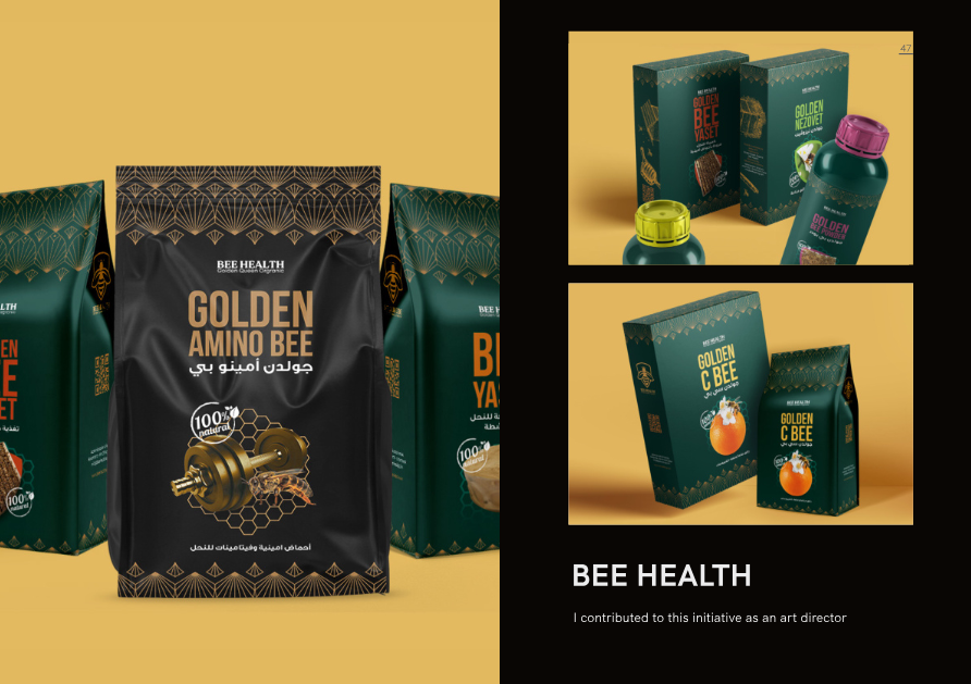 Bee Health Product Packaging