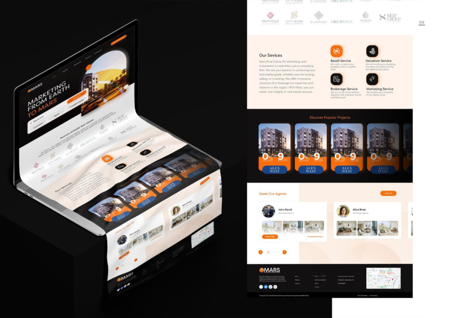 Mars Real Estate Website